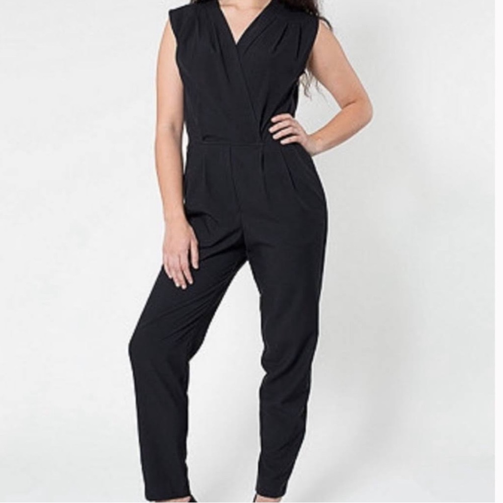 American Apparel | Black Zanzibar Jumpsuit M